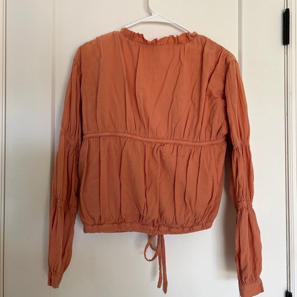 Love, Whit Peasant Top - Picture 5 of 5